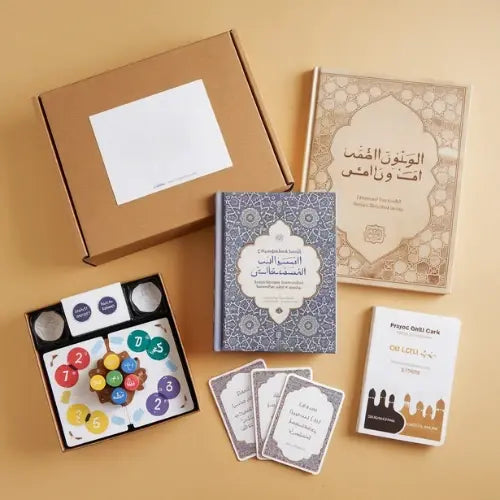 Box éducative islamique – Abonnement 1 an pour toute la famille avec livres, jeux et outils pour renforcer la foi en famille.
